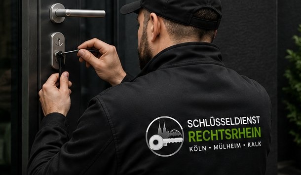 Schlüsseldienst bei der Arbeit